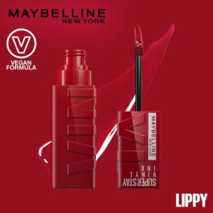 Maybelline New York Super Stay Vinyl Ink Liquid Lipstick, Instant Shine Lasts Up To 16H - 10 Lippy